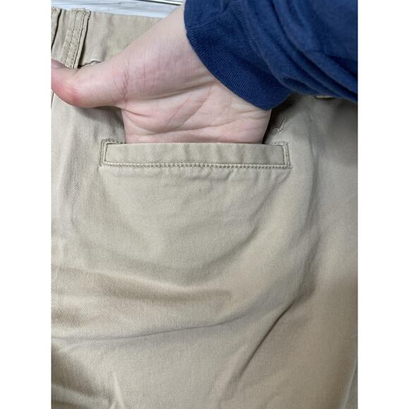 American Eagle Shorts Womens 2 Khaki Bermuda Stretch Chino Casual Pockets Tan - Picture 9 of 15
